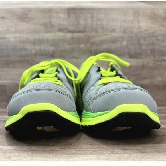 Nike Dual Fusion Run 525760-009 Gray Neon Running Shoes Sneakers Size 8 women’s - Picture 5 of 8